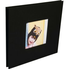 Schroefalbum Donau 34x32 cm zwart