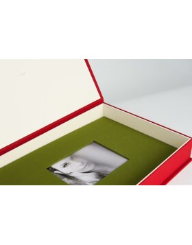 XL Vendee Box 34x50x8 cm rosso