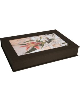 Caja XL Vendee 34x50x8 cm marrón oscuro