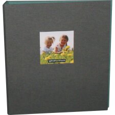 Álbum de fotos con anillas gris Loira 28,5x31 cm