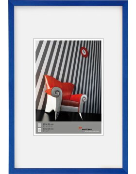 Rama aluminiowa 30x45 cm Krzesło niebieskie