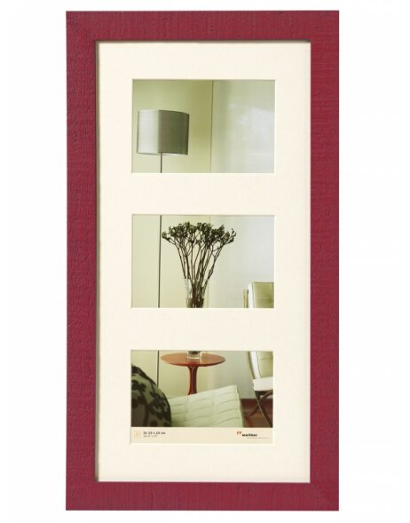 Home Gallery Frame 3x 15x20 wine-red