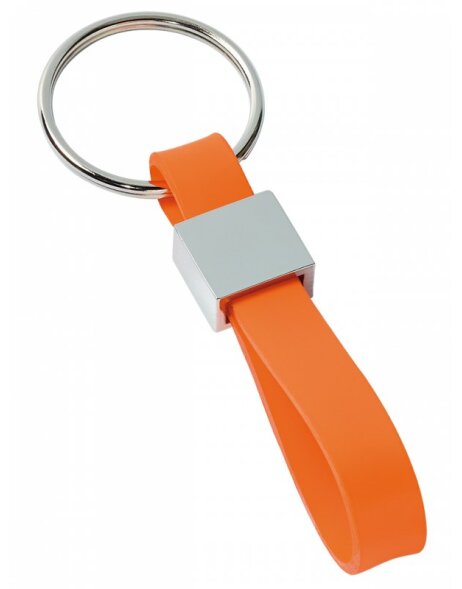 NEON key pendant in orange
