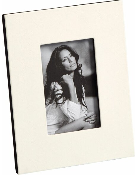 HELENE Cadre photo portrait 10x15 cm en blanc