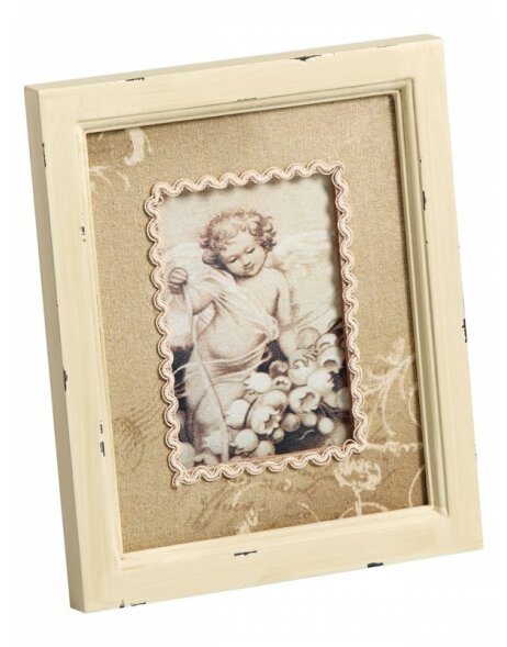 Photo frame Angel 9x13 cm beige