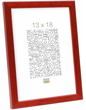wooden frame S41J Deknudt 10x15 cm red