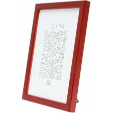 Ramka drewniana S41J Deknudt 10x15 cm czerwona
