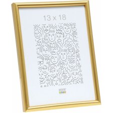Plastic frame S011 gold 50x70 cm