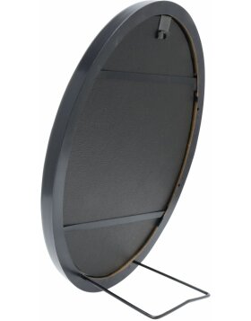 Marco de plástico S100 oval 18x24 cm negro