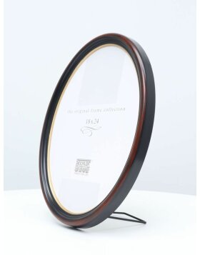 Plastic frame S100 oval 20x25 cm black