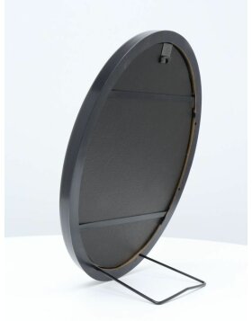 Cadre plastique S100 ovale 30x40 cm noir
