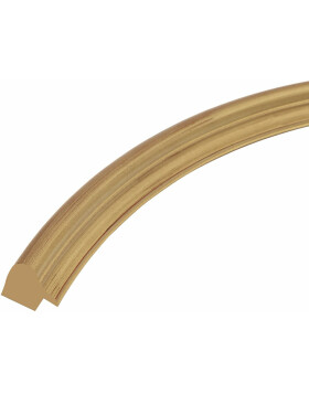 Cornice in plastica Deknudt S100 ovale 10x15 cm oro