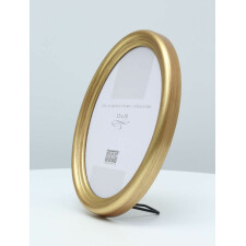 Kunststoffrahmen S100 oval 20x25 cm gold