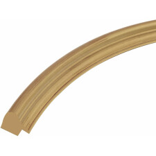 Plastic frame S100 oval 20x25 cm gold