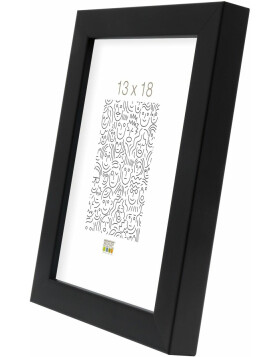 wooden frame S40R black 15x20 cm