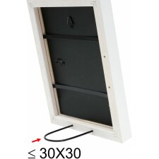 wooden frame S40R white 18x24 cm