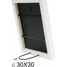 Wooden frame S40R 20x20 cm white