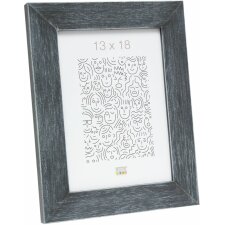 wooden frame S49B dark gray 13x13 cm