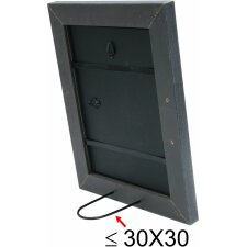 wooden frame S49B dark gray 13x18 cm