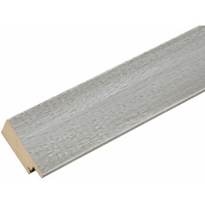 Telaio in legno S49B verniciato grigio-beige 40x60 cm