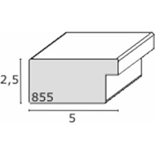 Marco de madera S855K 30x30 cm blanco
