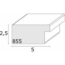 Holzrahmen S855K 18x24 cm schwarz