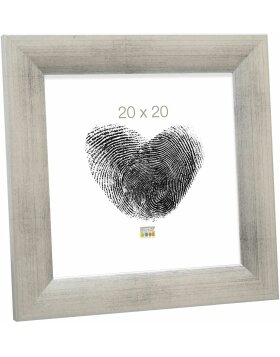 Cornice di legno S53G grigio-argento 10x15 cm