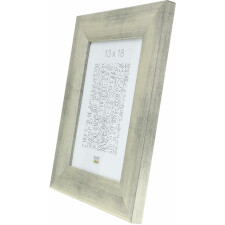 wooden frame S53G gray-silver 18x24 cm
