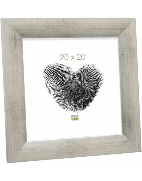 wooden frame S53G gray-silver 20x20 cm