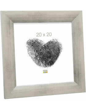 wooden frame S53G gray-silver 20x28 cm