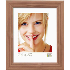 wooden frame S53G chestnut 20x30 cm