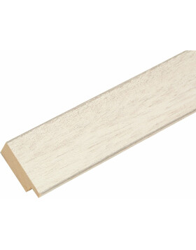wooden frame S49B white 15x15 cm