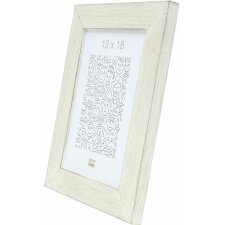 wooden frame S49B white 18x24 cm