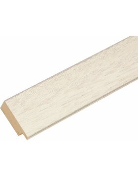 Telaio in legno S49B verniciato bianco 20x28 cm