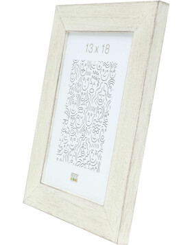 wooden frame S49B white 30x40 cm