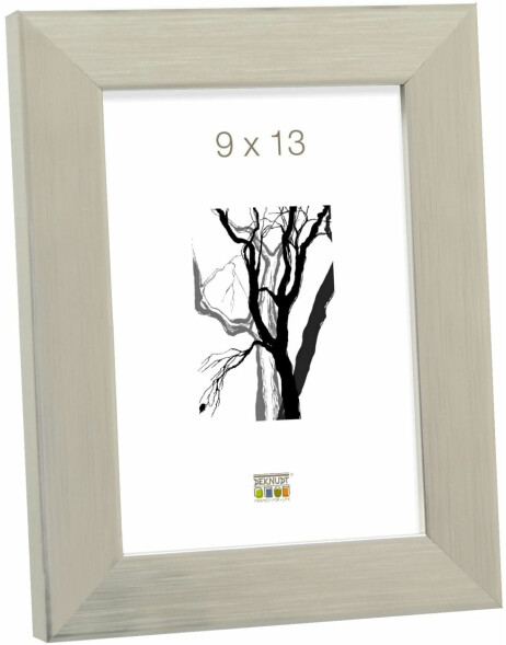 plastic frame S41VD4 silver 13x13 cm