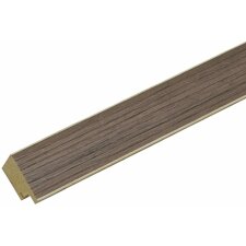 Cornice in plastica S41VF7 grigio-marrone 10x15 cm