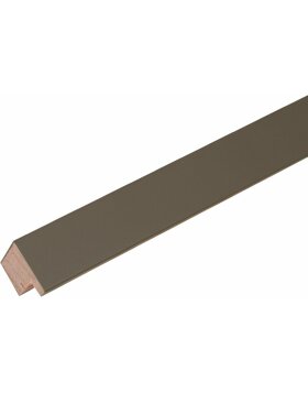 Cornice in legno S40R 15x15 cm grigio scuro