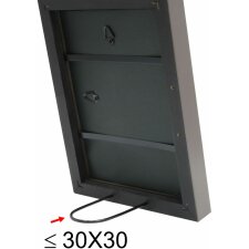 wooden frame S40R dark gray 15x15 cm