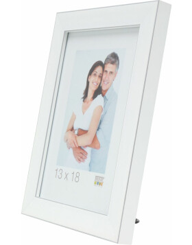 plastic frame S41VK1 white 9x13 cm