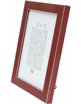 plastic frame S41VK4 red 13x13 cm