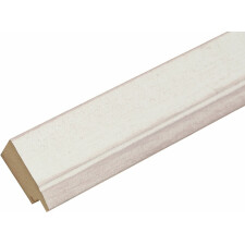 Cornice in legno S42L bianco 30x45 cm