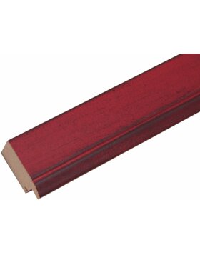 Cadre en bois S42L rouge 20x20 cm