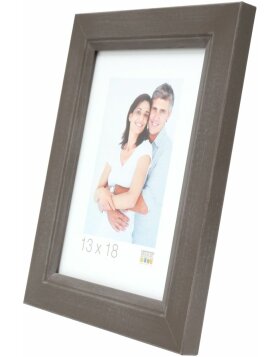 wooden frame S42L gray 10x15 cm
