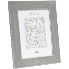 wooden frame S49B gray beige 10x10 cm