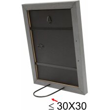 wooden frame S54S grey 10,0 x15,0 cm