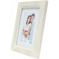wooden frame S42L white painted 18x24 cm