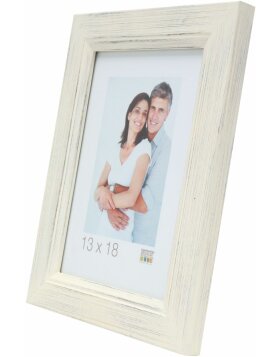 wooden frame S42L white painted 30x45 cm