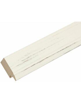 Telaio in legno S42L verniciato bianco 40x50 cm