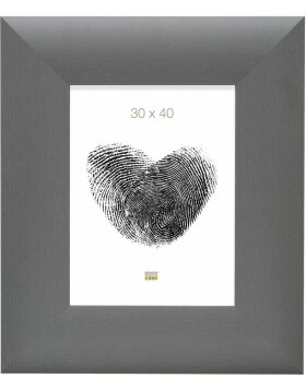 Extra wide wooden frame S79NL gray 50x50 cm